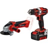 Einhell TE-TK 18/2 Li Kit, Kit de herramientas rojo/Negro