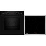 Neff EX4IB, Juego de cocina negro/Acero fino