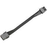 EKWB 3831109897430, Cable alargador negro