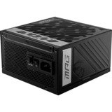 MSI 306-7ZP5C11-CE0 unidad de fuente de alimentación 1000 W 20+4 pin ATX ATX Negro, Fuente de alimentación de PC negro, 1000 W, 100 - 240 V, 50/60 Hz, 13.0/6.5 A, 1000 W, 120 W