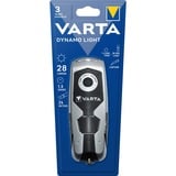 VARTA Dynamo Light LED Negro, Gris Linterna de mano plateado/Negro, Linterna de mano, Negro, Gris, Plástico, CE, LED, 3 lámpara(s)