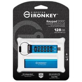 Kingston IronKey Keypad 200 128 GB, Lápiz USB 