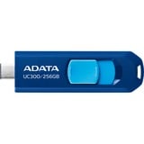 ADATA ACHO-UC300-256G-RNB/BL, Lápiz USB azul oscuro/Celeste