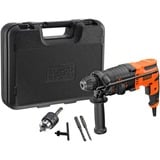 BLACK+DECKER BEHS01K-QS, Martillo perforador negro/Naranja