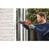 BLACK+DECKER BEHS01K-QS, Martillo perforador negro/Naranja