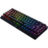 Razer BlackWidow V3 Mini HyperSpeed teclado USB + RF Wireless + Bluetooth QWERTY Inglés del Reino Unido Negro, Teclado para gaming negro, 65%, USB + RF Wireless + Bluetooth, Interruptor mecánico, QWERTY, LED RGB, Negro