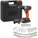 BLACK+DECKER BCD001C1-QW, Taladro/destornillador naranja/Negro