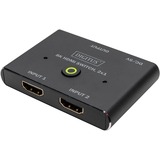 Digitus DS-45341, Conmutador HDMI negro