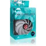 RAIJINTEK EOS 12 RBW ADD -3 120x120x25, Ventilador negro/Transparente