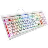 Sharkoon SKILLER SGK40, Teclado para gaming blanco