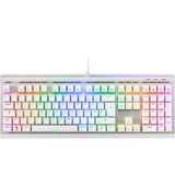 Sharkoon SKILLER SGK40, Teclado para gaming blanco