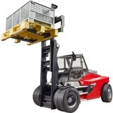 bruder 02513, Automóvil de construcción rojo/Negro