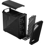 Fractal Design Torrent Torre Negro, Cajas de torre negro, Torre, PC, Negro, ATX, EATX, ITX, micro ATX, SSI CEB, Vidrio templado, Juego