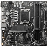 MSI PRO B760M-P, Placa base negro