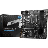 MSI PRO B760M-P, Placa base negro