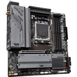 GIGABYTE B650M GAMING X AX, Placa base gris/Negro