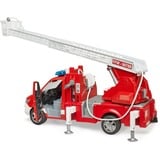 bruder 02673, Automóvil de construcción rojo/blanco