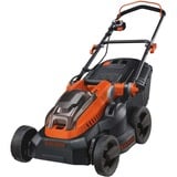 BLACK+DECKER CLM3820L1-QW, Cortacésped negro/Naranja