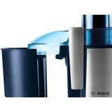 Bosch MES3500 exprimidor 700 W Negro, Plata, Licuadora azul oscuro/Plateado, Negro, Plata, 2 L, 1,25 L, 7,3 cm, Acero inoxidable, 700 W