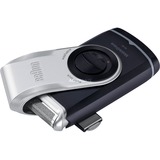 Braun MobileShave PocketGo M90 Azul, Plata, Máquina de afeitar negro/Plateado, Azul, Plata, Batería, 60 h, 180 g, Caja, 38 mm