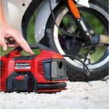 Einhell PRESSITO, Compresor híbrido 18Volt / 220Volt rojo/Negro, No incluye cargador ni batería