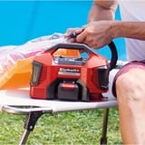 Einhell PRESSITO, Compresor híbrido 18Volt / 220Volt rojo/Negro, No incluye cargador ni batería