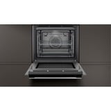 Neff B1CCE2AN0 horno 71 L A Acero inoxidable acero fino, Medio, Horno eléctrico, 71 L, 71 L, 50 - 275 °C, 275 °C