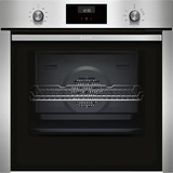 Neff B3CCE2AN0 horno 71 L 3400 W A Acero inoxidable acero fino, Medio, Horno eléctrico, 71 L, 3400 W, 71 L, 50 - 275 °C