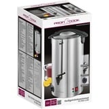 ProfiCook PC-HGA 1196 7 L Acero inoxidable, Glühweinautomat acero fino/Negro, 7 L, Acero inoxidable