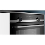 Siemens HB517ABS0 horno 71 L A Negro, Acero inoxidable acero fino, Medio, Horno eléctrico, 71 L, 71 L, 50 - 275 °C, 275 °C