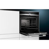 Siemens HB634GBS1 horno 71 L A+ Negro, Acero inoxidable acero fino, Horno eléctrico, 71 L, 71 L, 40 - 300 °C, Negro, Acero inoxidable, Giratorio, Tocar