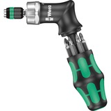 Wera Pistol RA 4 Juego Destornillador de trinquete negro/Verde, De plástico, Negro / Azul, Negro