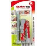 fischer DUOPOWER 14x70 S K, Pasador gris claro/Rojo