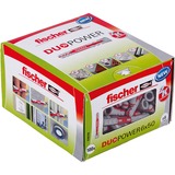 fischer DUOPOWER 6x50 LD, Pasador gris claro/Rojo