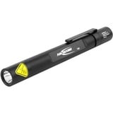 Ansmann Future T120 Negro Bolígrafo linterna LED negro, Bolígrafo linterna, Negro, Aluminio, Botones, IP54, LED