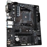 GIGABYTE A520M S2H placa base Zócalo AM4 micro ATX negro/Gris, AMD, Zócalo AM4, 3rd Generation AMD Ryzen™ 3, DDR4-SDRAM, 64 GB, DIMM