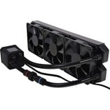 Alphacool Eisbaer 360 CPU Procesador Sistema de refrigeración líquida todo en uno 12 cm Negro, Refrigeración por agua negro, Sistema de refrigeración líquida todo en uno, 12 cm, 29 dB, 63,85 cfm, 108 m³/h, Negro