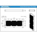 Alphacool NexXxoS ST30 Radiador negro, Radiador, Latón, Cobre, Acero, Negro, 12 cm, 124 mm, 413 mm