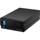 LaCie 1big Dock Pro 4000 GB Negro, Unidad de estado sólido negro, 4000 GB, USB tipo A, 3.2 Gen 1 (3.1 Gen 1), 2800 MB/s, Negro