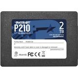 Patriot P210 2.5" 2000 GB Serial ATA III, Unidad de estado sólido negro, 2000 GB, 2.5", 500 MB/s