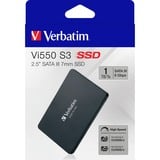 Verbatim Vi550 S3 SSD 1TB, Unidad de estado sólido negro, 1000 GB, 2.5", 560 MB/s