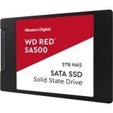 WD Red SA500 2.5" 2000 GB Serial ATA III 3D NAND, Unidad de estado sólido 2000 GB, 2.5", 530 MB/s, 6 Gbit/s