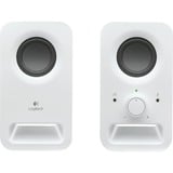 Logitech Z150 6 W Blanco Alámbrico, Altavoces de PC blanco, 2.0 canales, Alámbrico, 6 W, Blanco