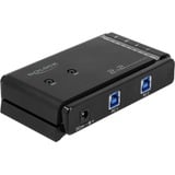 DeLOCK 87736 matriz de conmutación, Interruptor/Conmutador negro, 5 Gbit/s, Metal, USB tipo A, USB Tipo B, 100 - 240 V, 50 ~ 60 Hz, 0.5 A