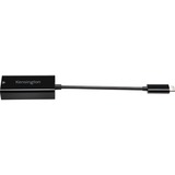 Kensington Adaptador de USB-C a Ethernet CA1100E negro, Alámbrico, USB Tipo C, Ethernet, 1000 Mbit/s, Negro