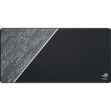 ASUS ROG Sheath BLK LTD Alfombrilla de ratón para juegos Negro, Gris, Blanco, Almohadilla de ratón para juegos negro/Gris, Negro, Gris, Blanco, Tela, Caucho, Base antiderrapante, Alfombrilla de ratón para juegos