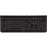 CHERRY KC 1000 USB QWERTY Español Negro, Teclado negro, Estándar, Alámbrico, USB, QWERTY, Negro