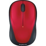 Logitech Wireless Mouse M235 ratón RF inalámbrico Óptico rojo, Óptico, RF inalámbrico, Rojo