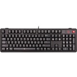 Tt eSPORTS KB-MGP-BLBNGR-01, Teclado para gaming negro