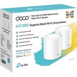 TP-Link DECO X20 2PK, Enrutador de malla blanco